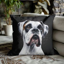 Boxer Skönhet: Tidlös Hundcharm Kudde