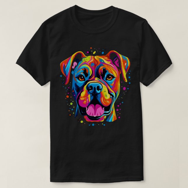 Boxer Smiling T Shirt (Design framsida)