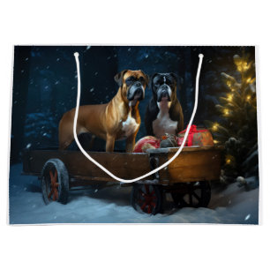 Boxer Snowy Sleigh-juldekretet