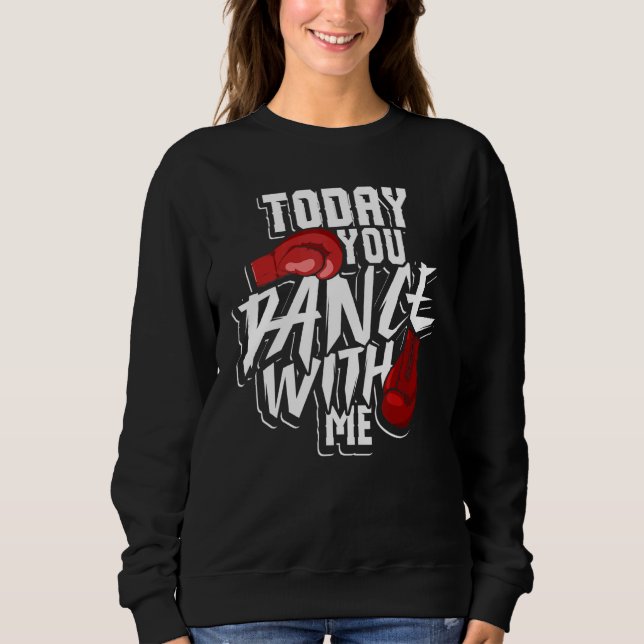 Boxer T-handskar Fighter Champion Slående Bag Ring T Shirt (Framsida)