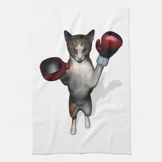 Boxer Tabby Kökshandduk (Vertikal)