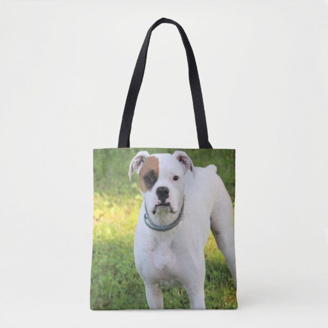 Boxer Tote Bag Tygkasse (Framsida)