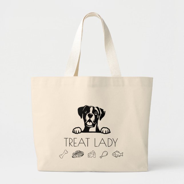 Boxer "Treat Lady" Jumbo Tygkasse (Framsidan)