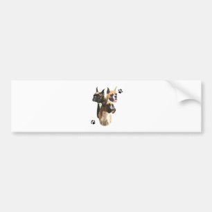 Boxer Trio Bildekal