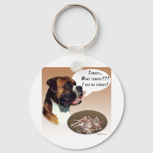 Boxer Turkey Nyckelring (Framsida)