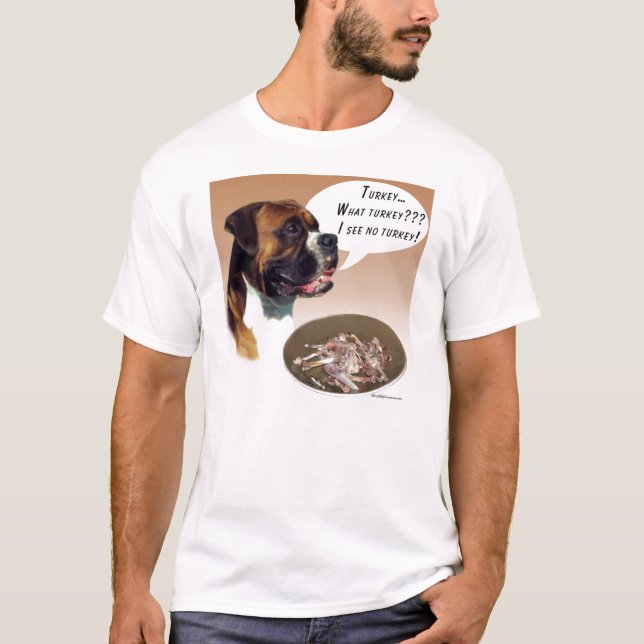 Boxer Turkey Tee Shirt (Framsida)