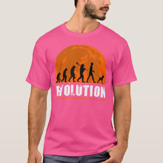 Boxer Uncroved Öron Human Evolution T Shirt