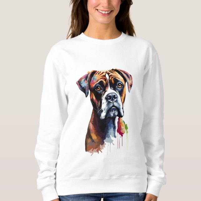 Boxer Vibrant och Colorful T Shirt (Framsida)