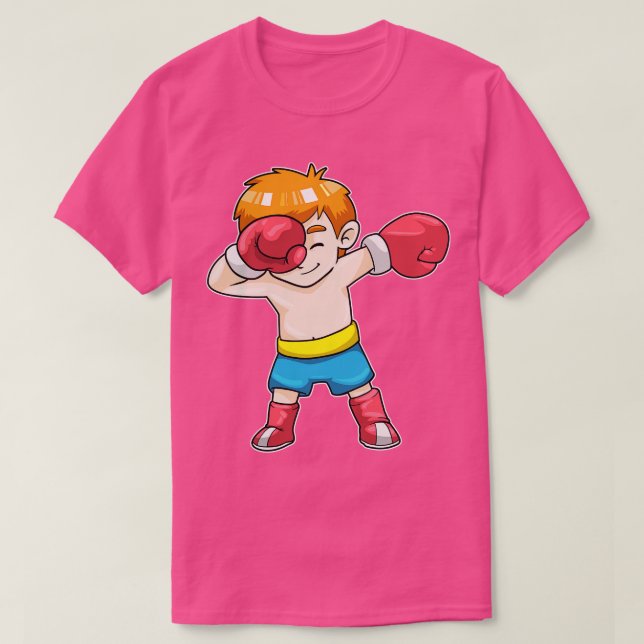Boxer vid Hip hop Dance Dab T Shirt (Design framsida)