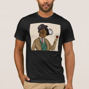 Boxer Vin Snob T Shirt