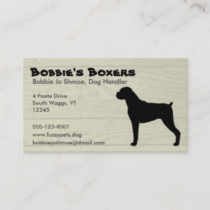 Boxer Visitkort