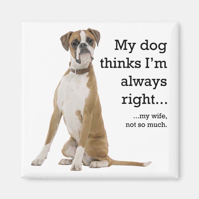 Boxer vs. frun Magnet (Framsidan)