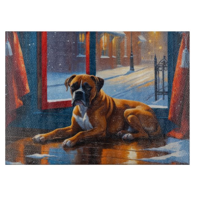 Boxer with Christmas Lights Holiday (Framsidan)