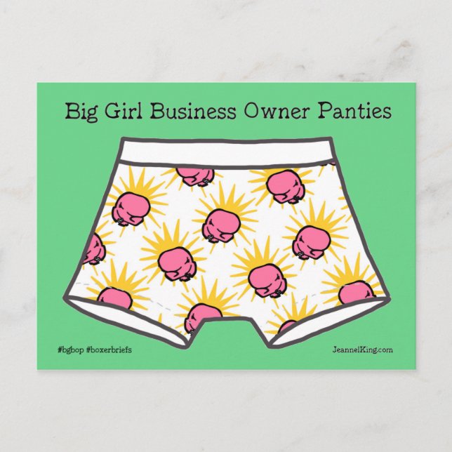Boxerbriefs BGBOP's. Vykort (Framsida)