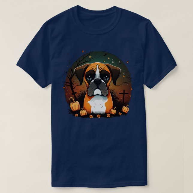 Boxerhalloween 3 t shirt (Design framsida)