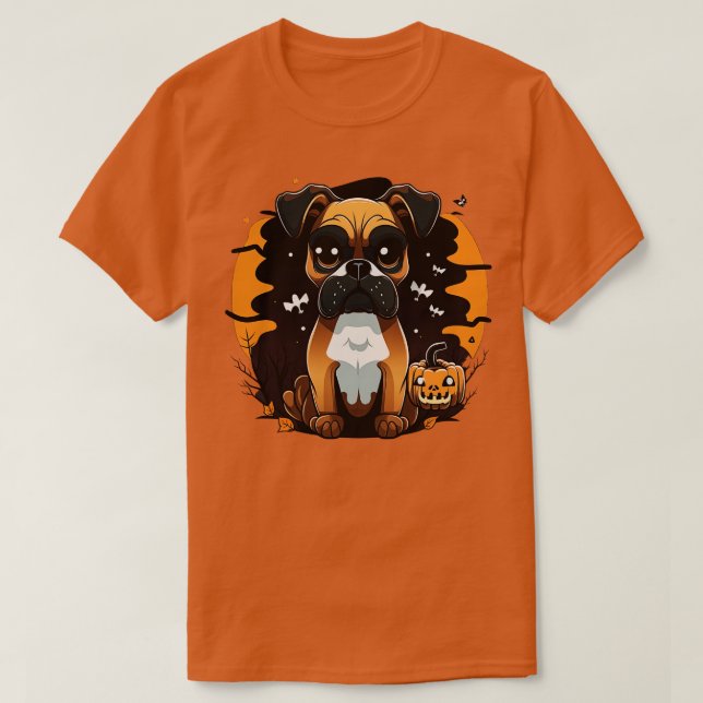 Boxerhalloween 4 t shirt (Design framsida)