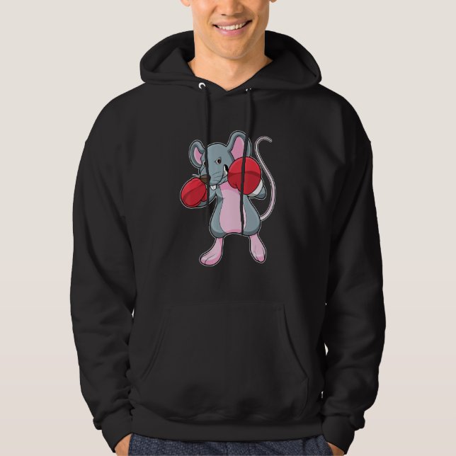 Boxerhandskar av råtta Boxer Hoodie (Framsida)