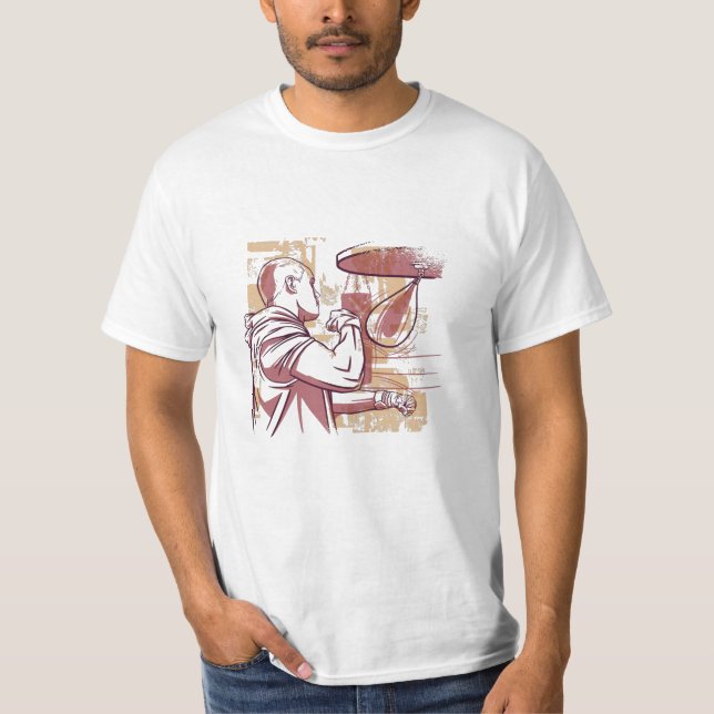 Boxerhastighetssäck T Shirt (Framsida)