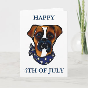 Boxerhund 4 juli kort