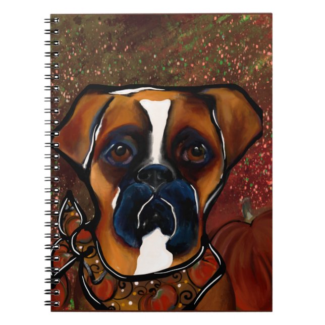 Boxerhund Anteckningsbok (Framsidan)
