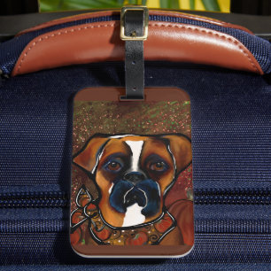 Boxerhund Bagagebricka