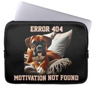 Boxerhund Fel 404 Laptop Fodral