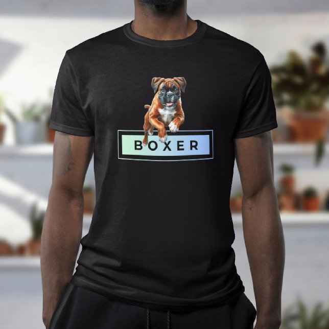 Boxerhund - Hopp & Språng T Shirt (Skapare uppladdad)