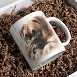 Boxerhund: Mästare på chill & expertknuffare Kaffemugg