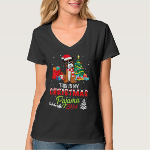 Boxerhund Noel-kostym presenterar detta är min jul T Shirt