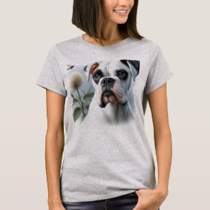 Boxerhund och natur t shirt