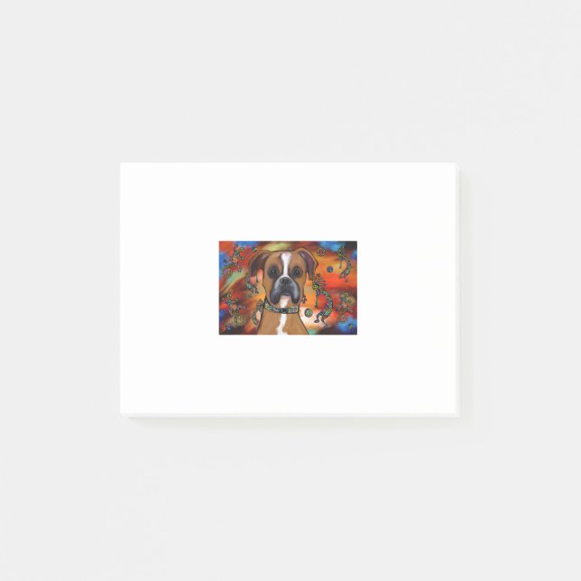BOXERHUND POST-IT BLOCK (Framsida)