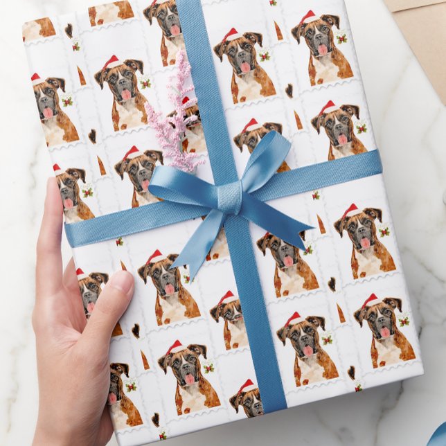 Boxerhund presentinslag presentpapper (Skapare uppladdad)