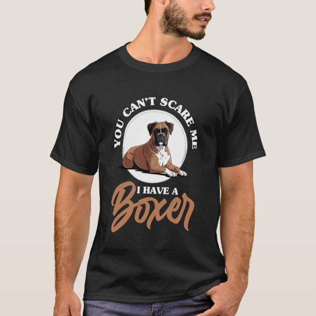 Boxerhund T Shirt (Framsida)