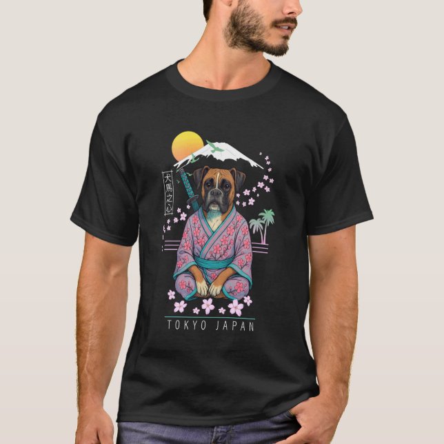 Boxerhund T Shirt (Framsida)