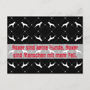 Boxerhund vykort