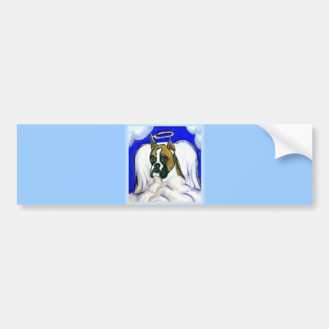 Boxerhundängel Bildekal (Framsidan)