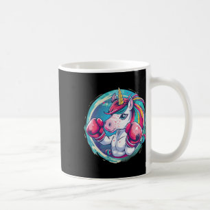 Boxermajs med boxing-handskar med fickboxning funn kaffemugg