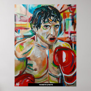 Boxermålning av Alfred Fox Poster