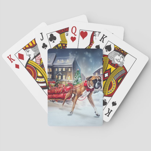 Boxerns julfirande säsong casinokort (Baksidan)