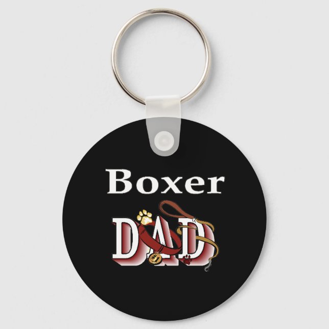 boxernyckelkedjan pappa nyckelring (Framsida)