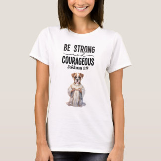Boxerprästen måste vara stark och modig t shirt
