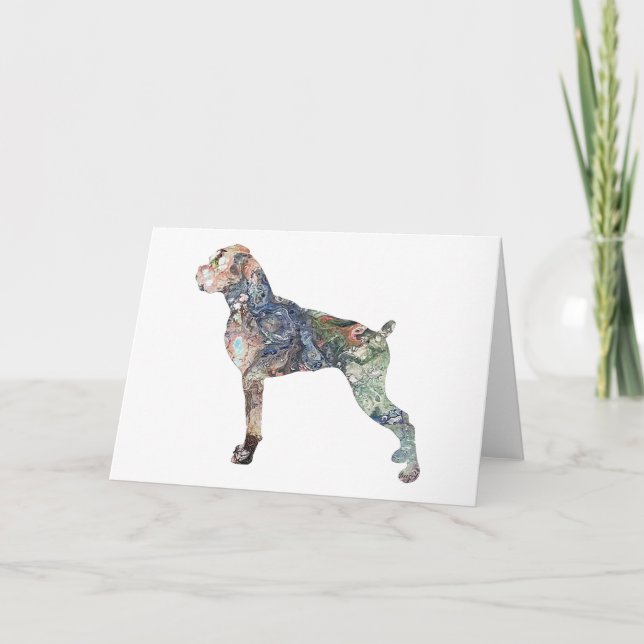 Boxerpresenter, Hund, Boxer Gift Ideas, Boxer Blan Kort (Framsida)