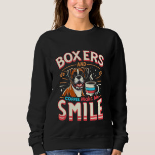 Boxers och kaffe gör mig till Smile Caffeine Älska T Shirt