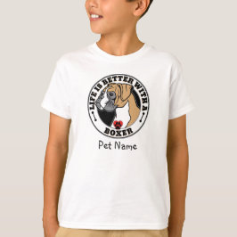 Boxers Personlig är bättre med en boxer T Shirt