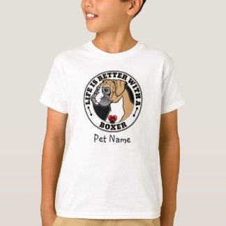 Boxers Personlig är bättre med en boxer T Shirt