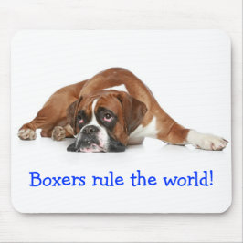 Boxers styr World Mousepad Musmatta