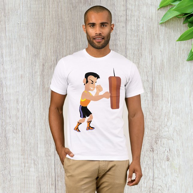 Boxerutbildning med Slående bag T Shirt (Skapare uppladdad)