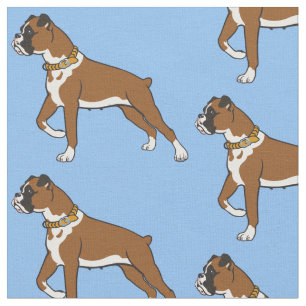boxerväv hund aveln tyg