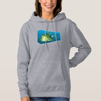Boxfish - Design gradient blå bakgrund | T Shirt