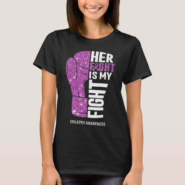 Boxhandskar Epilepsi Warrior T Shirt (Framsida)